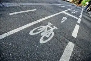 Bike Lanes Line Marking